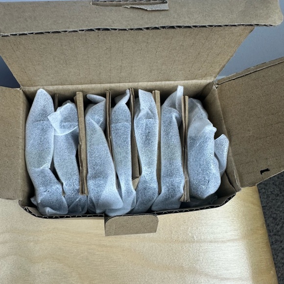 NWB Restoration Hardware Estate C-Loop Drapery Rings Large Bronze set of 7 - Picture 4 of 8